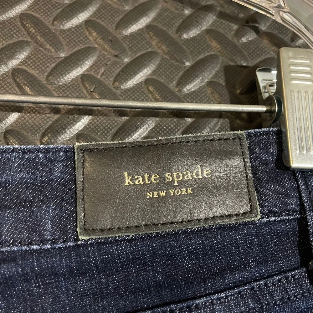 Kate Spade‎ Broome Street Blue Mid Rise Skinny Denim Jeans Women's Size 28